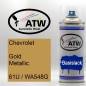 Preview: Chevrolet, Gold Metallic, 61U / WA548G: 400ml Sprühdose, von ATW Autoteile West.